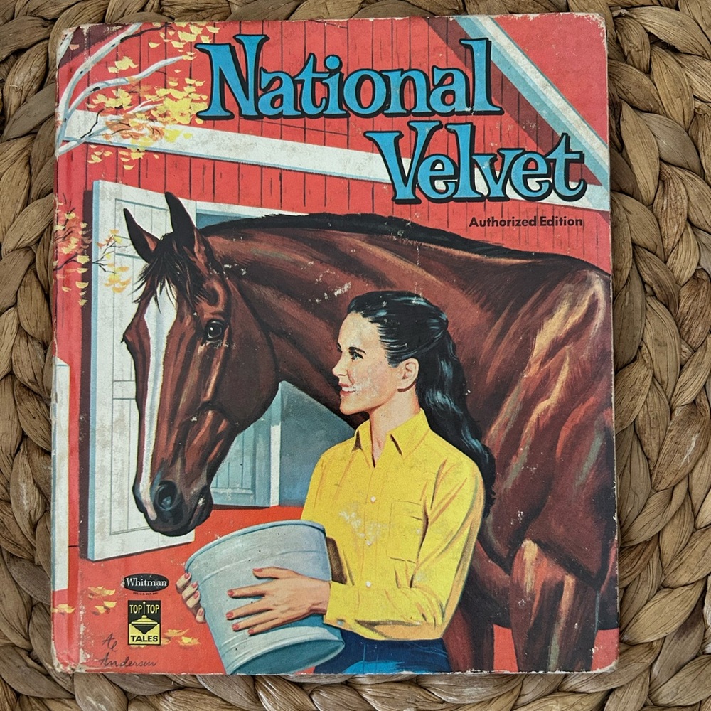 Vintage National Velvet Hardcover Children’s Book